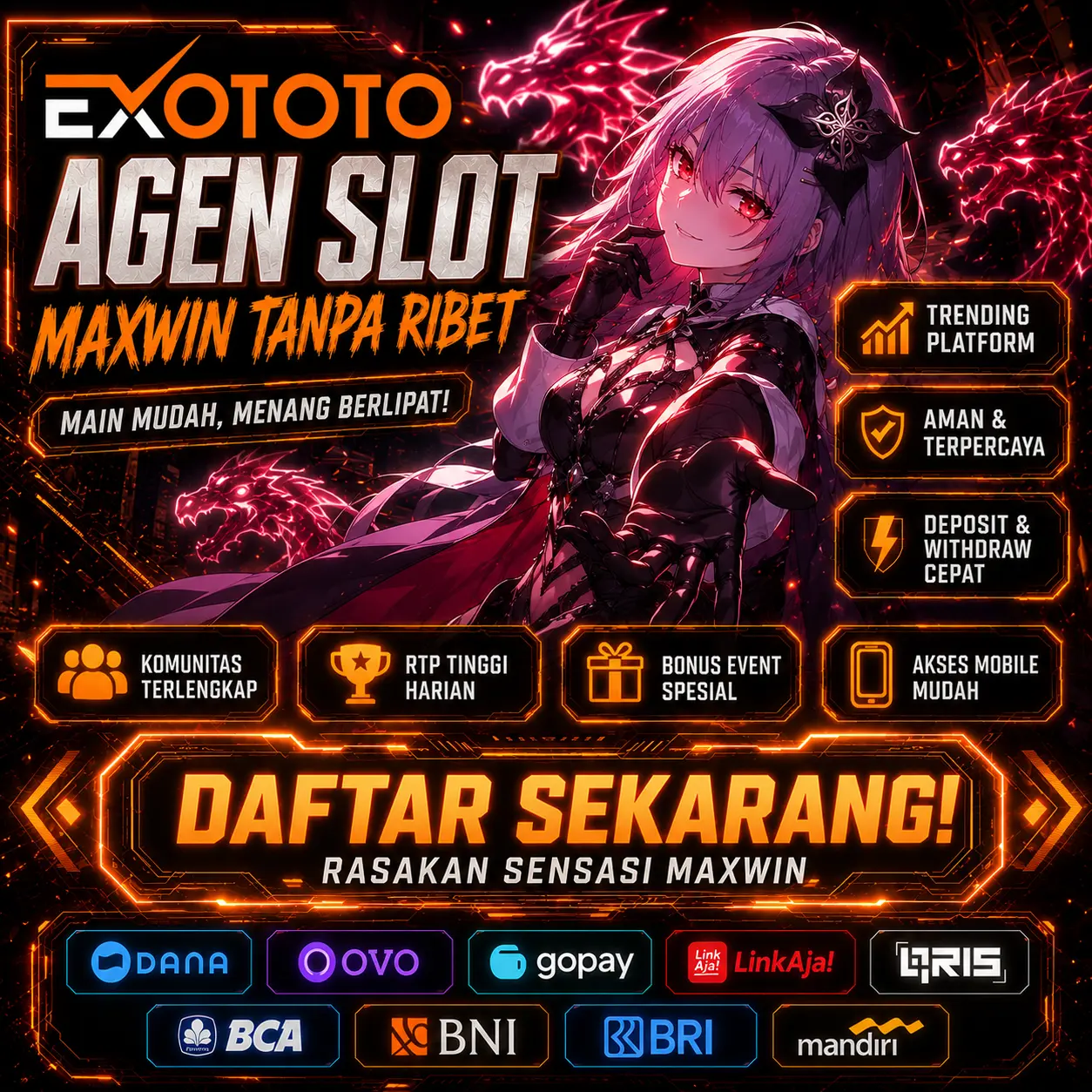 EXOTOTO | Akses Situs Agen Slot Pragmatic Link VIP Gampang Scatter